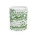 Atlantic City Green Toile de Jouy 11oz Mug