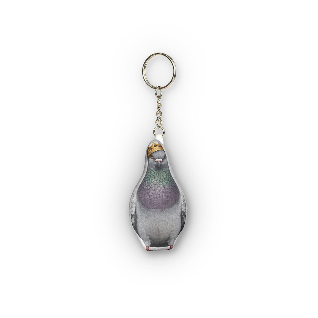 Bed-Stuy NYC Pigeon Mini Plush Keychain | Bird Lovers Plushie Bag Charm
