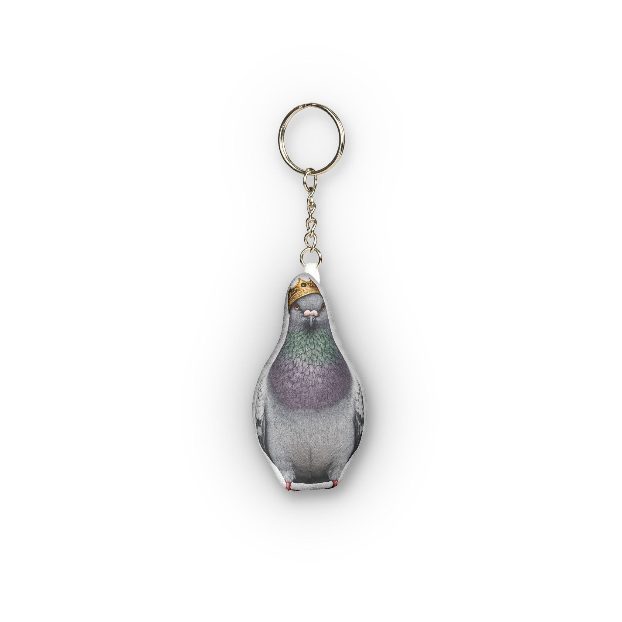 Bed-Stuy NYC Pigeon Mini Plush Keychain | Bird Lovers Plushie Bag Charm