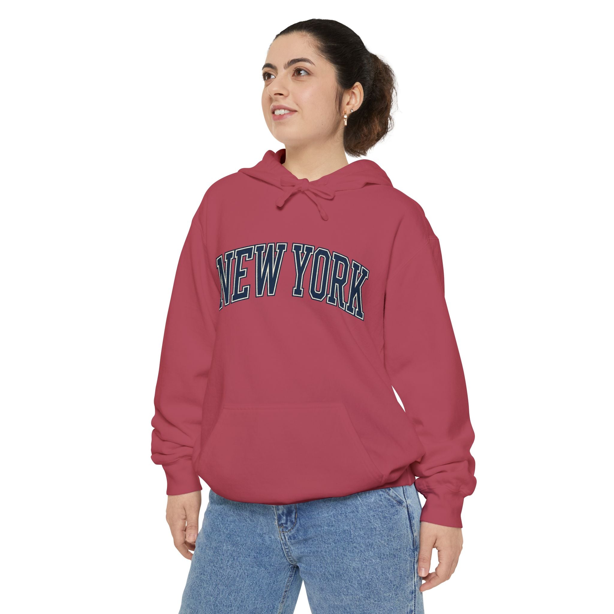 Sudadera con capucha New York — Sudadera con capucha y teñido en prenda