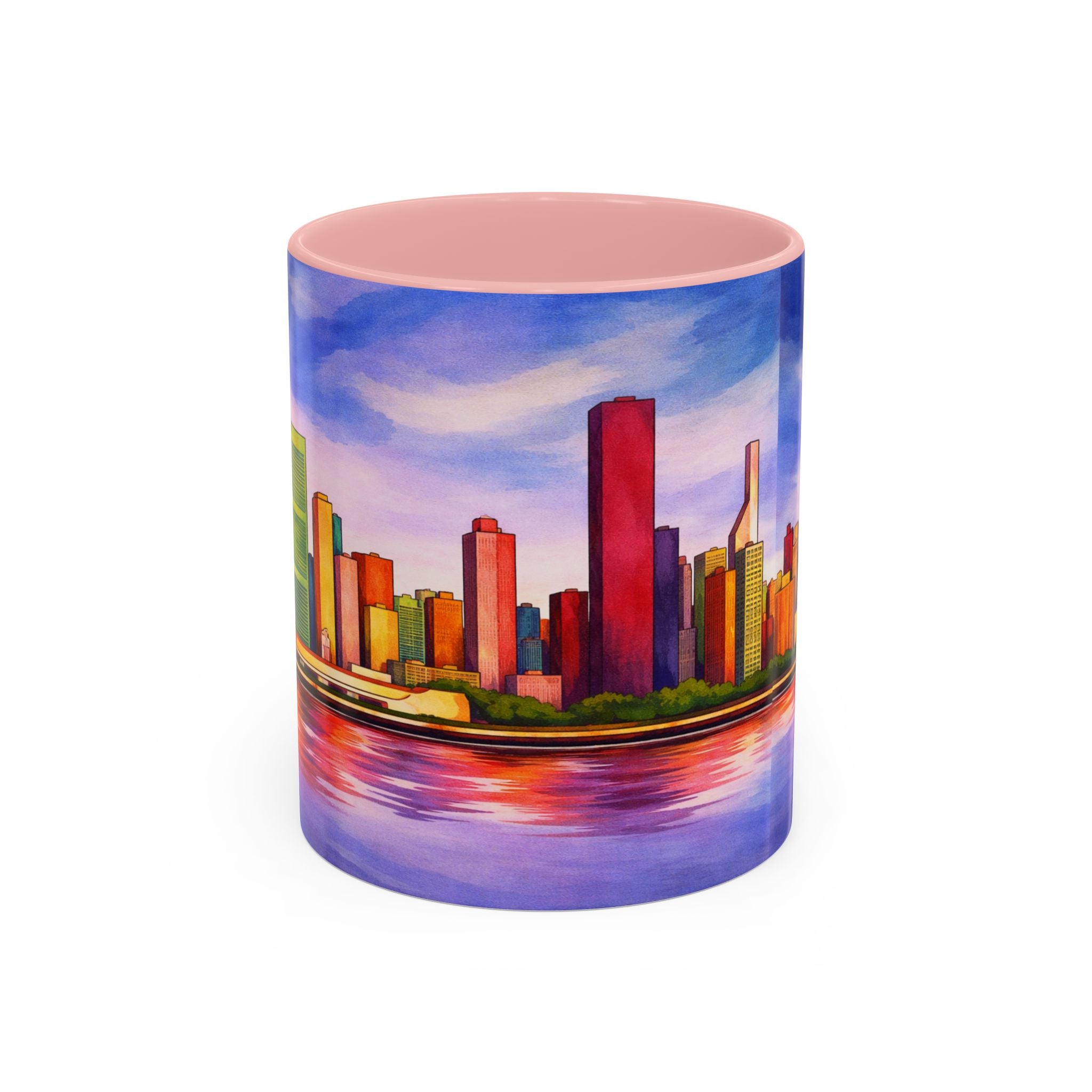 Colorful Midtown Manhattan Skyline NYC Accent Coffee Mug