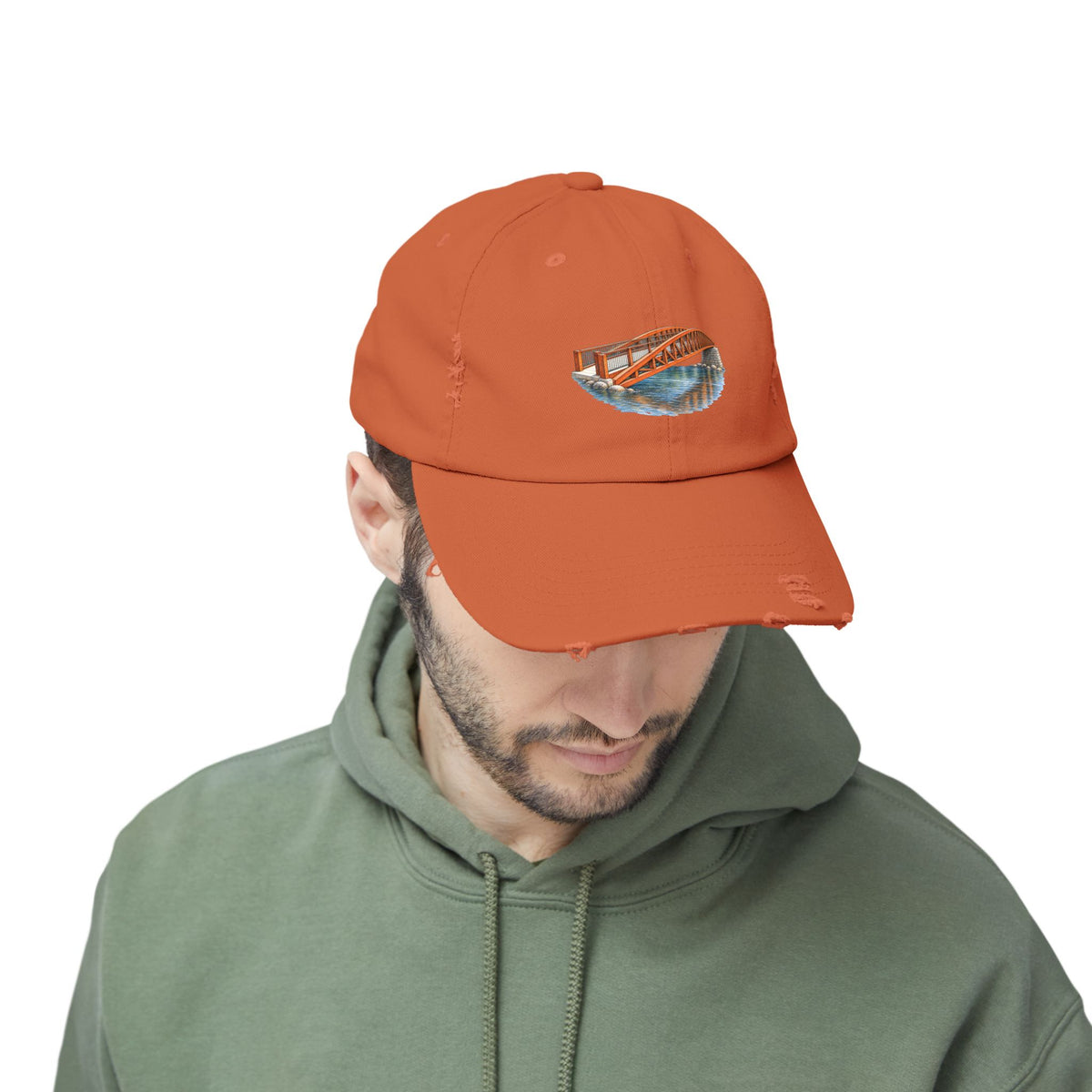 Neversink Crossing Distressed Cap — Fallsburg Catskills Upstate New York Hat