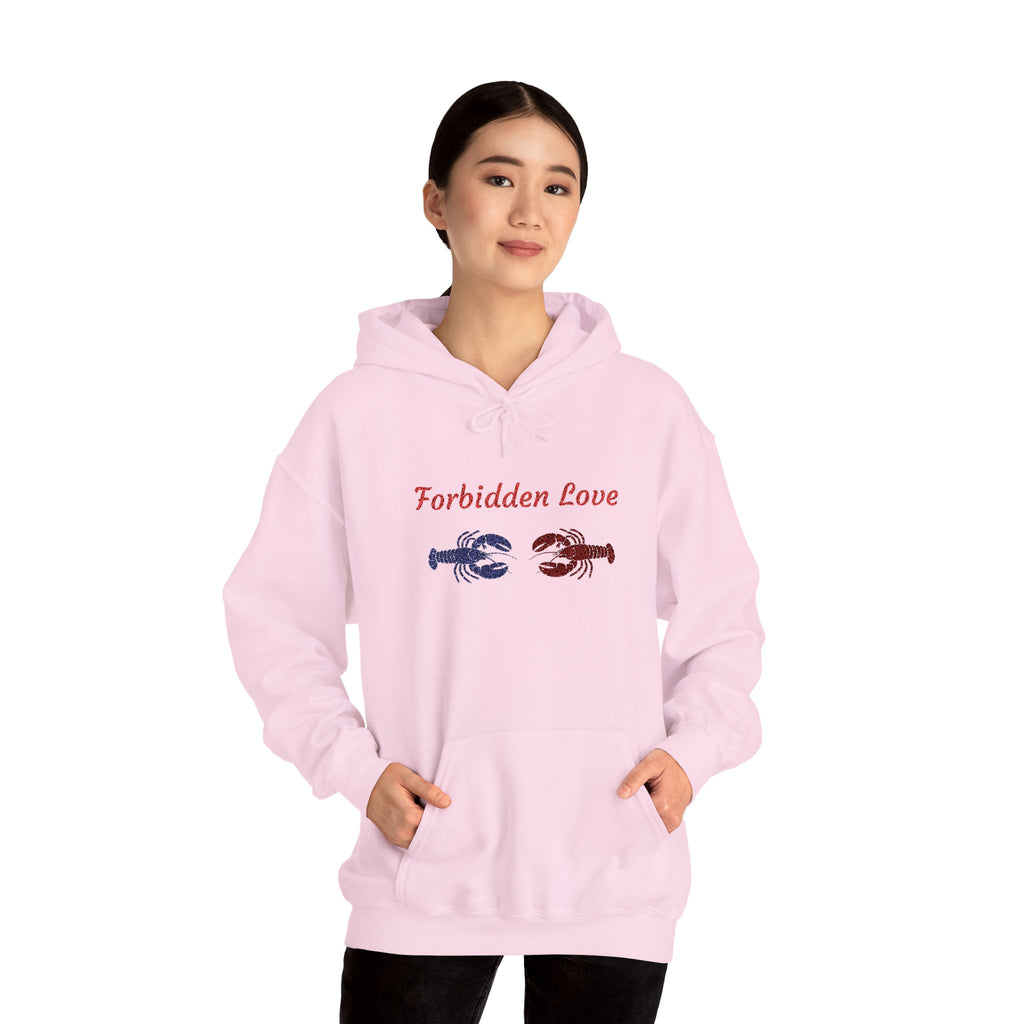 Hamptons Forbidden Love Hoodie — Lobster Romeo and Juliet Pullover