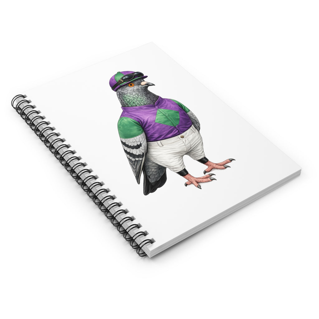 Customizable Ozone Park NYC Pigeon Spiral Journal | Bird Lovers Notebook