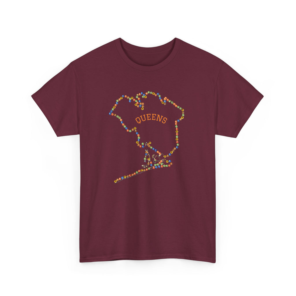 Queens Map T-Shirt | Subway Signs Tee