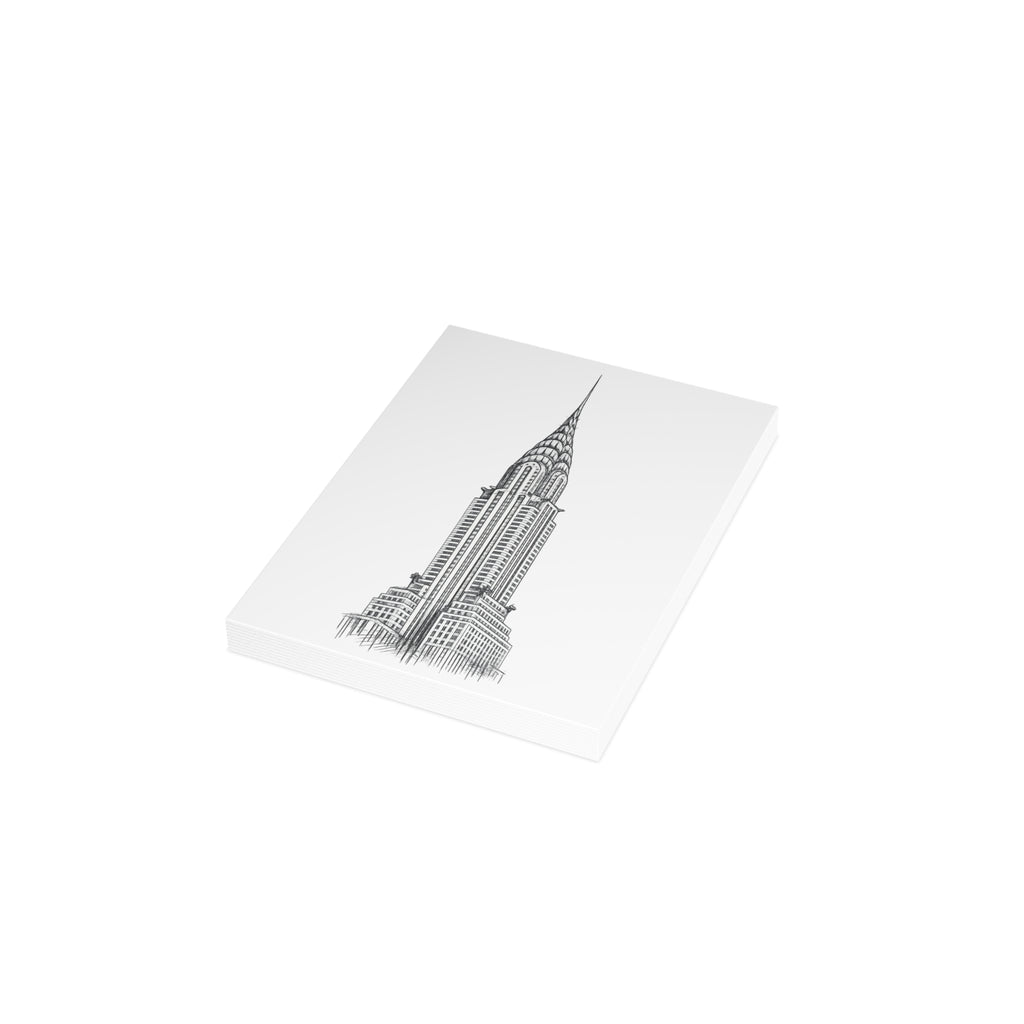 Chrysler Building Postcard Set — Architectural Sketch Postcard Bundle