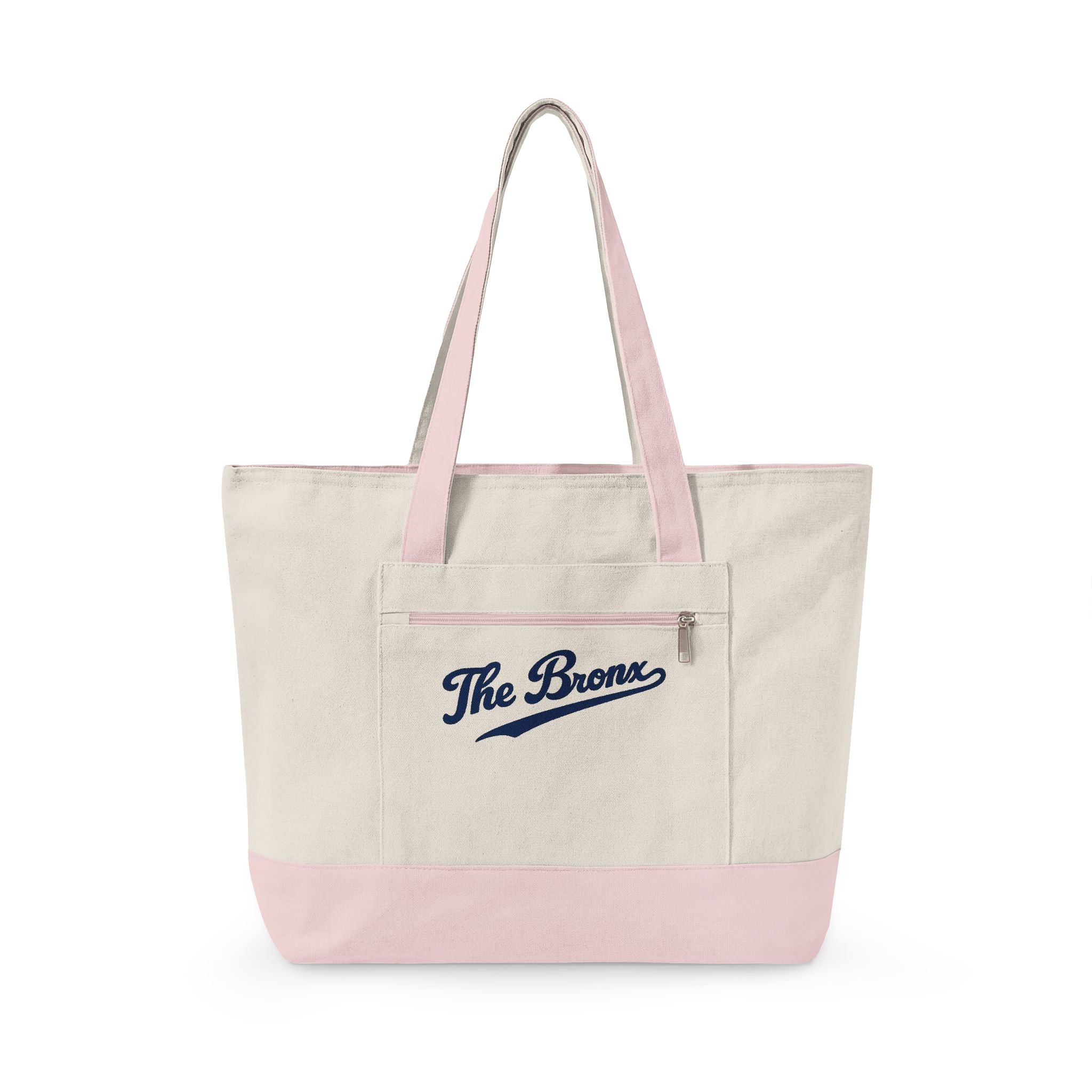 The Bronx Canvas Tote — Zippered Market Bag