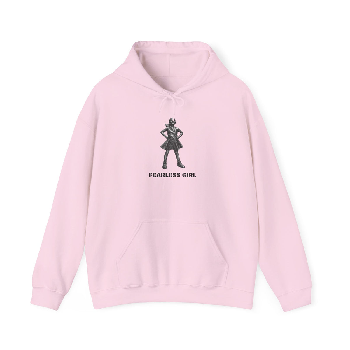Fearless Girl Hoodie | NYC Empowerment Feminist Hooded Sweatshirt