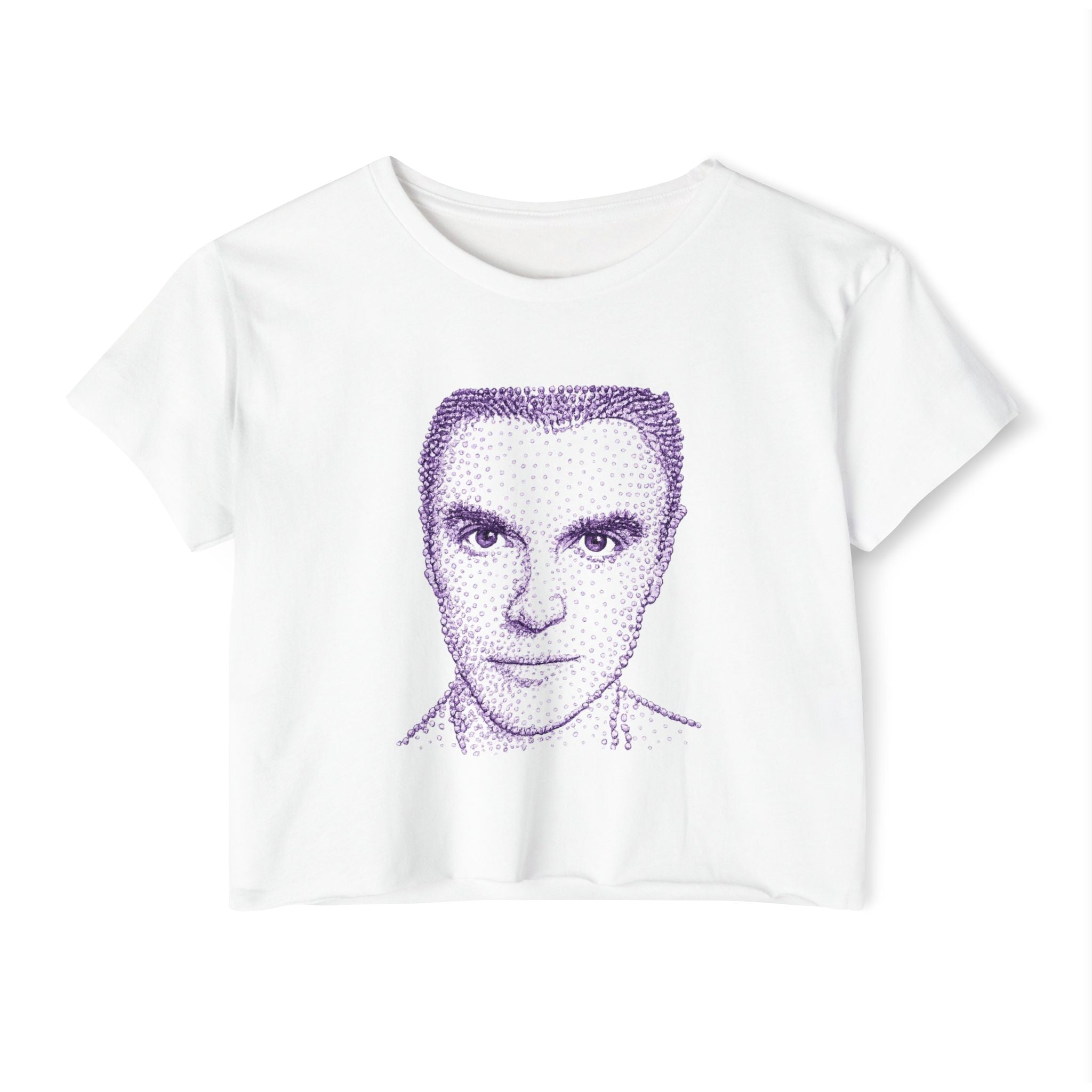 Alien David Byrne Crop Top T-shirt   Music Tee