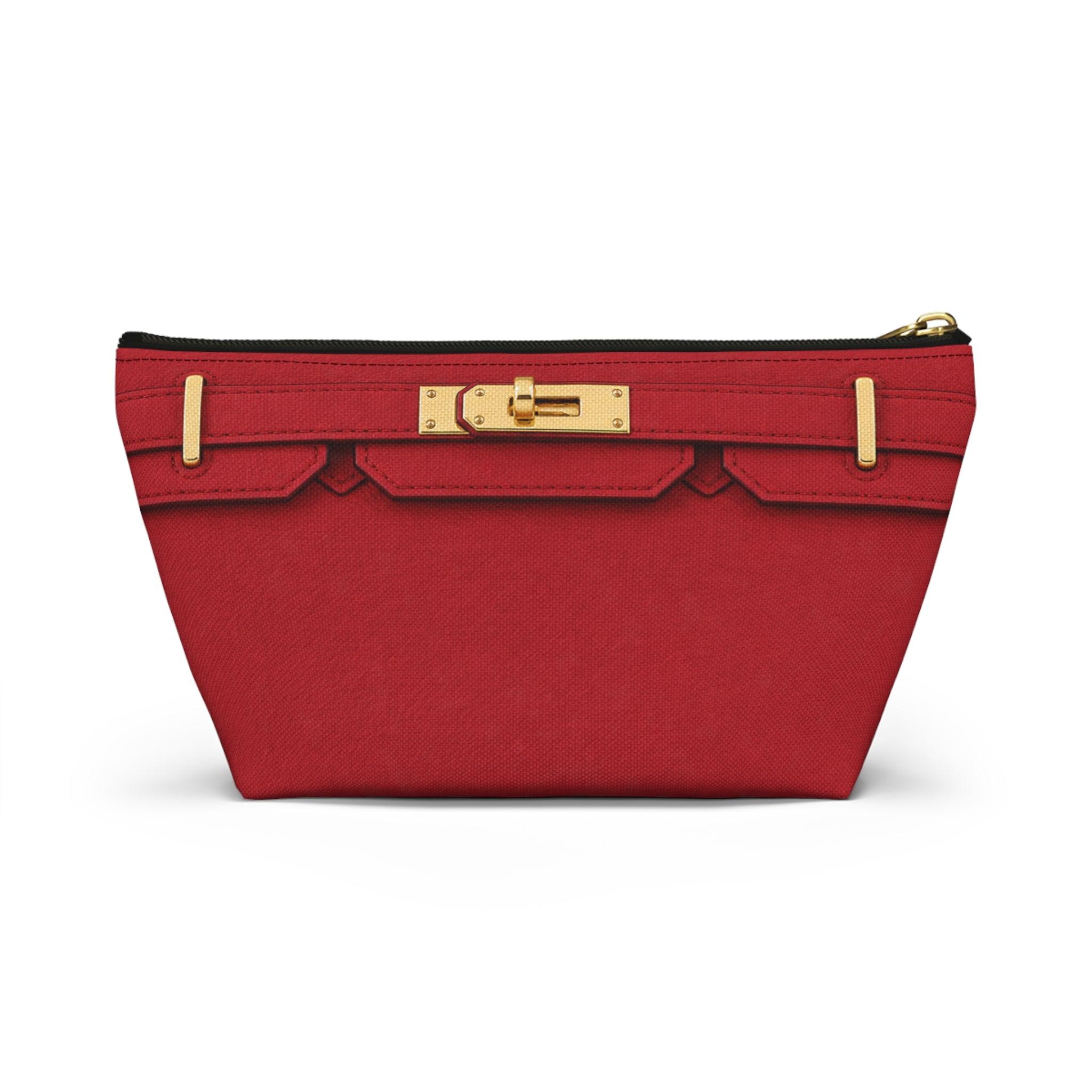 Canal Street Burgundy Makeup Bag —  T-Bottom Travel Bag