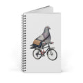 Customizable Midtown NYC Pigeon Spiral Journal | Bike Messenger Bird Lovers Notebook
