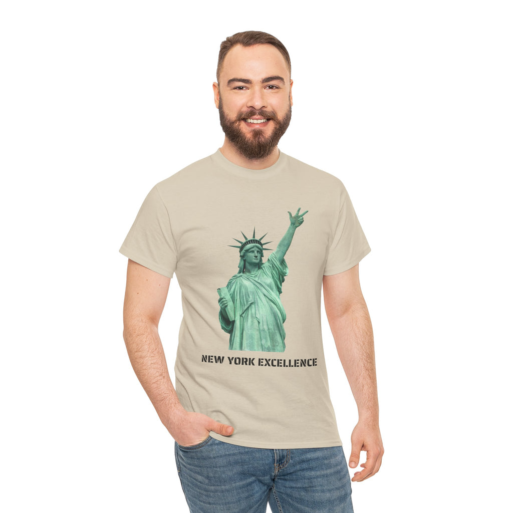 New York Excellence Three Points T-Shirt | Statue of Liberty Jalen Brunson NYC Basketball Tee