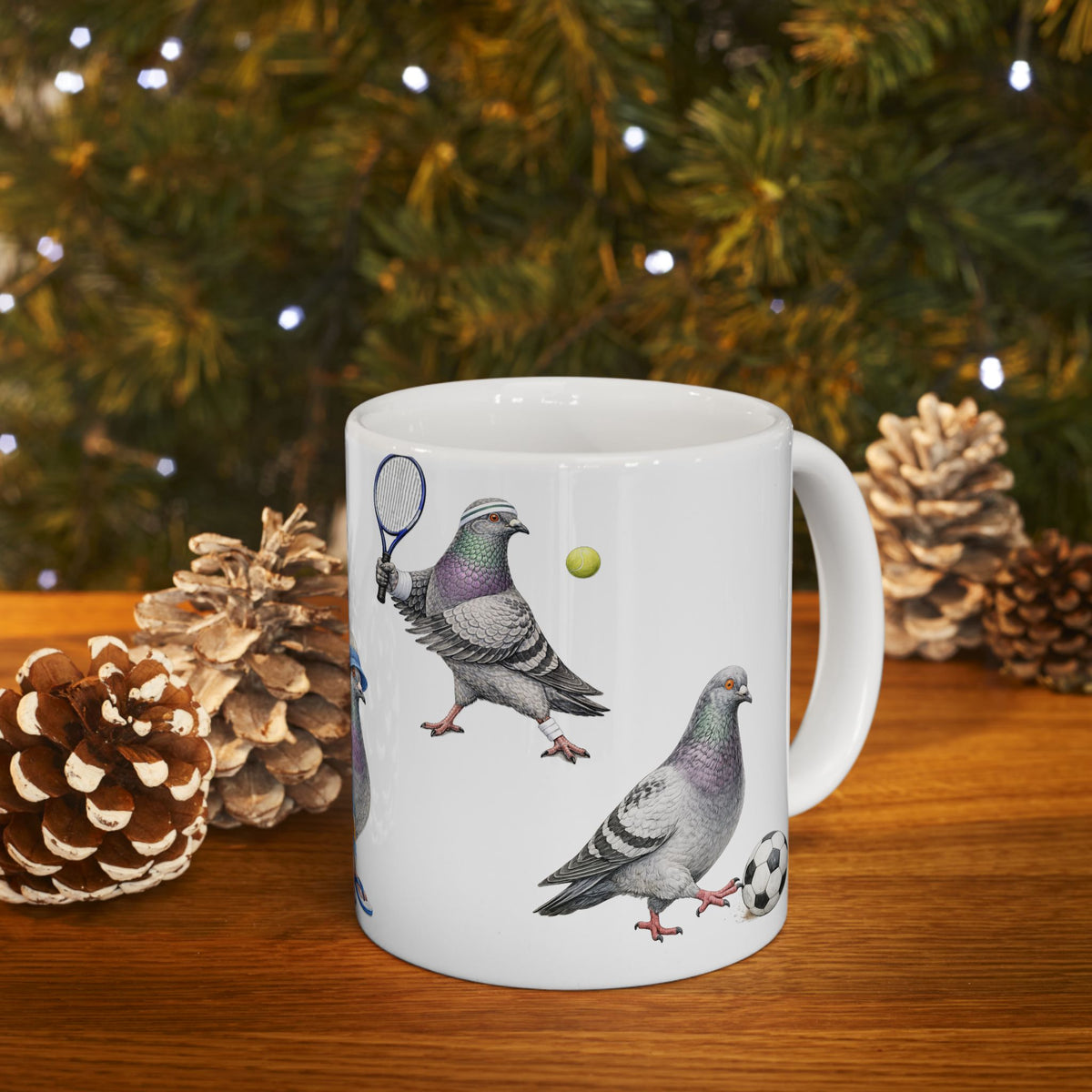 Get Well Soon | NYC Pigeon Active Lifestyle Bird Lovers 11oz Coffee Cup