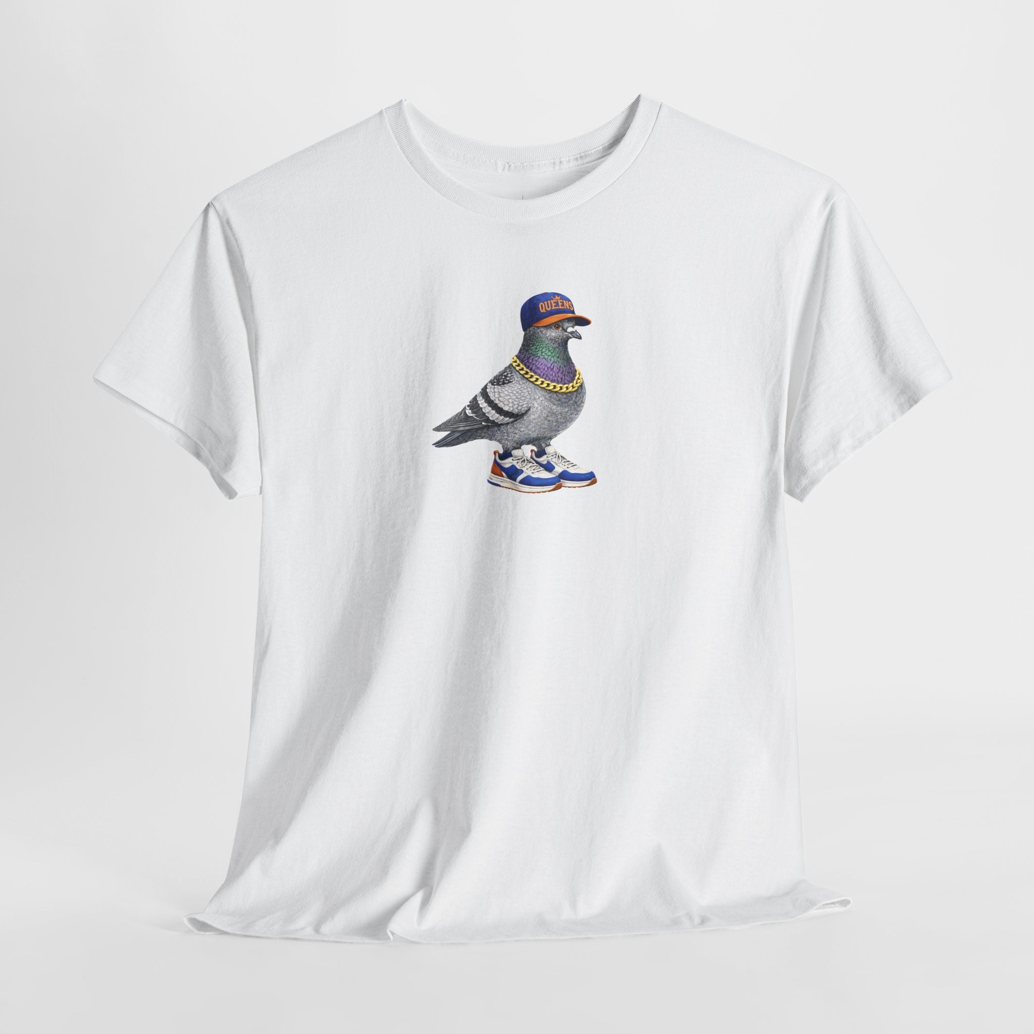 Customizable Queens NYC Pigeon T-Shirt | Baseball Fan Tee