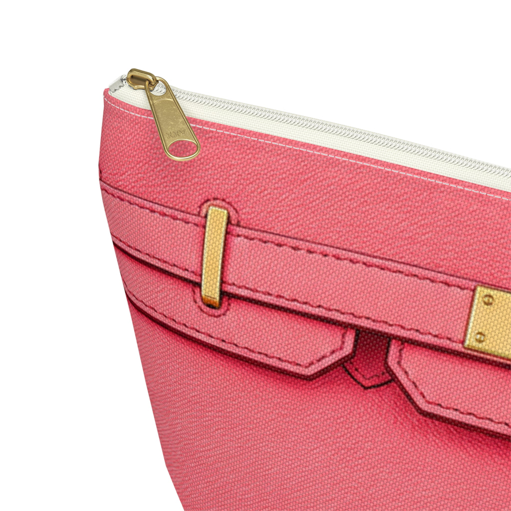 Canal Street Large Pink Makeup Bag —  T-Bottom Travel Bag