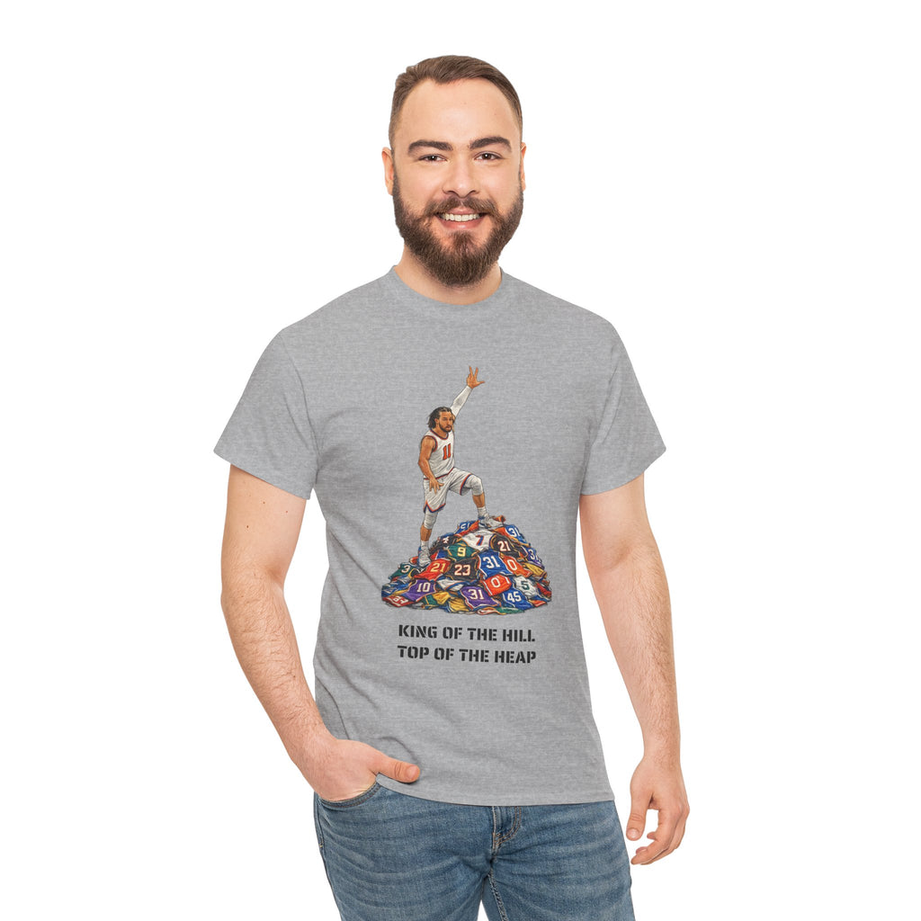 Jalen Brunson King of the Hill Top of the Heap Tee | New York New York Basketball T-Shirt