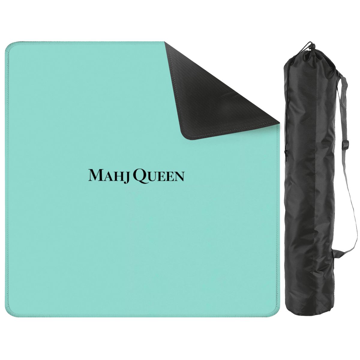 Robin's Egg Blue Mahj Queen Mahjong Mat 31.5"x31.5" (Ship Folded)