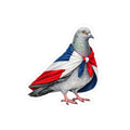 Washington Heights NYC Pigeon 3" x 3" Sticker