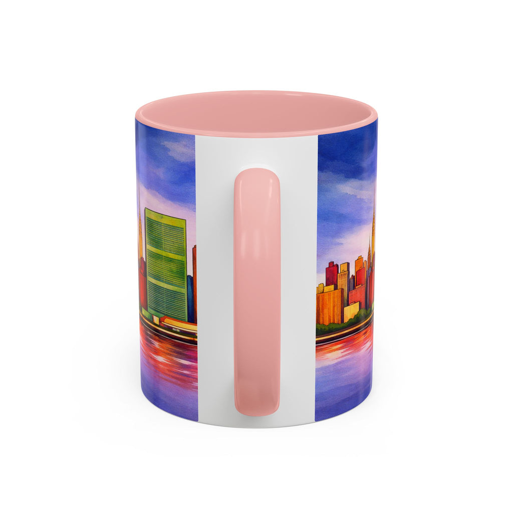 Colorful Midtown Manhattan Skyline NYC Accent Coffee Mug