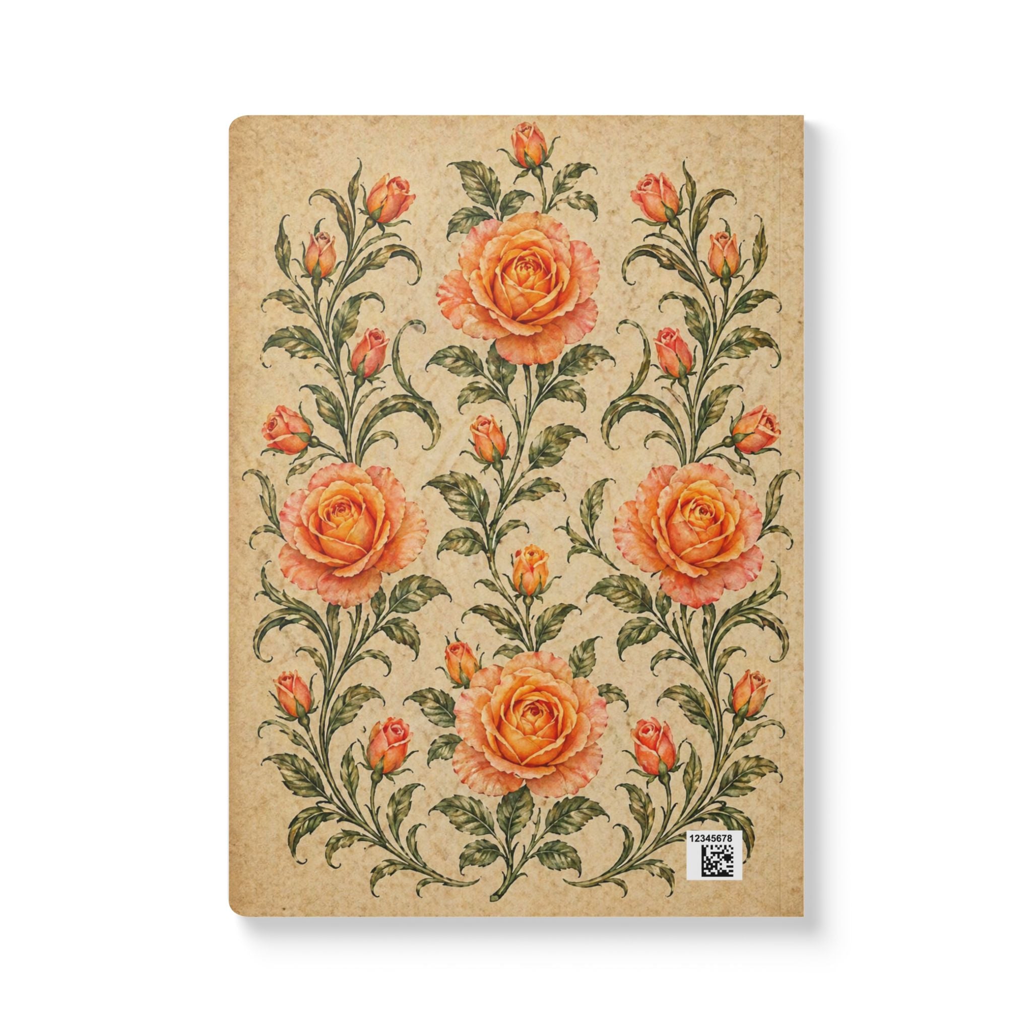 Botanical Garden Vintage-style Floral Journal 2 — Garden Softcover Notebook