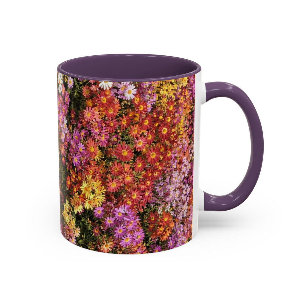 Central Park Korean Chrysanthemum Accent Coffee Mug — Tea Mug 11oz