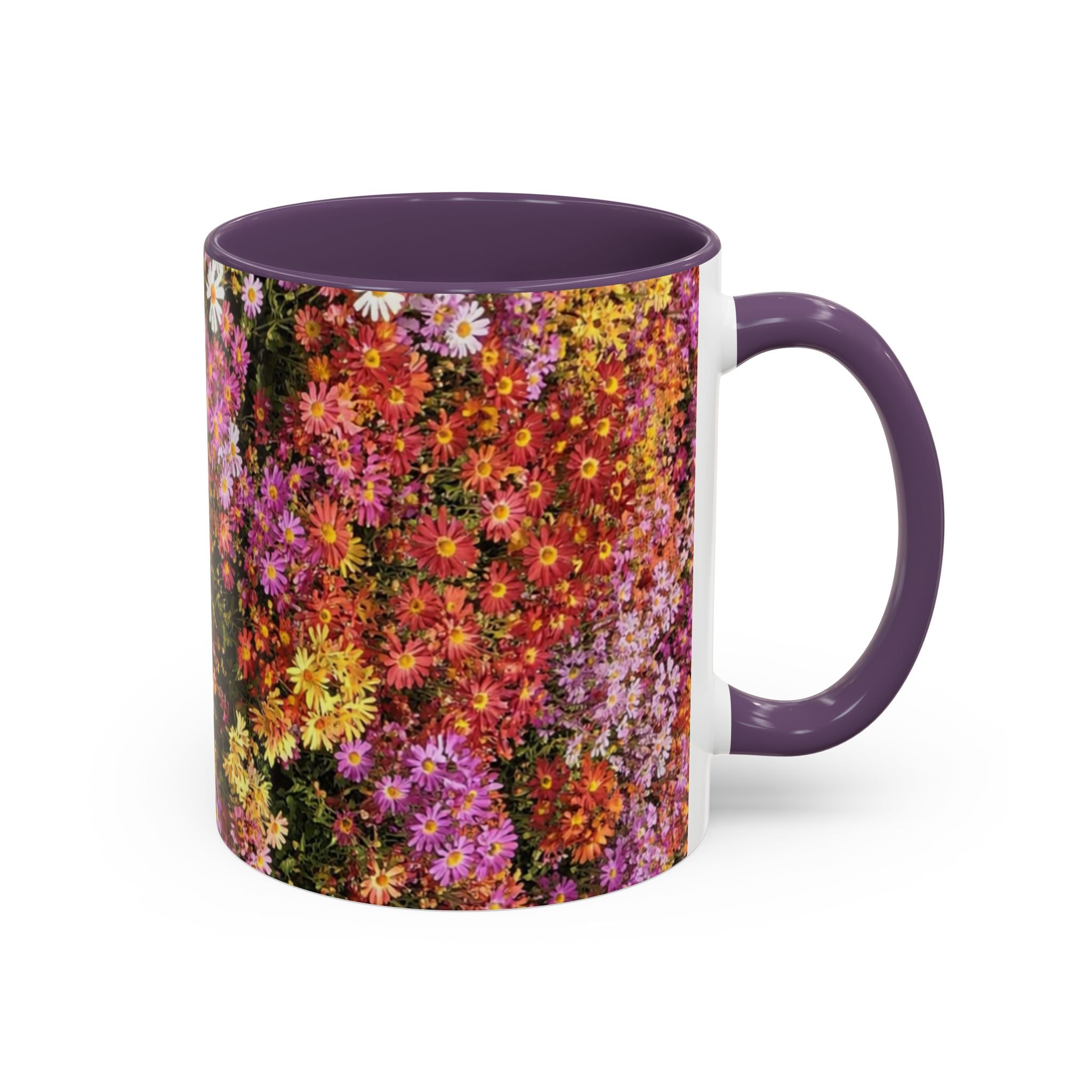 Central Park Korean Chrysanthemum Accent Coffee Mug — Tea Mug 11oz