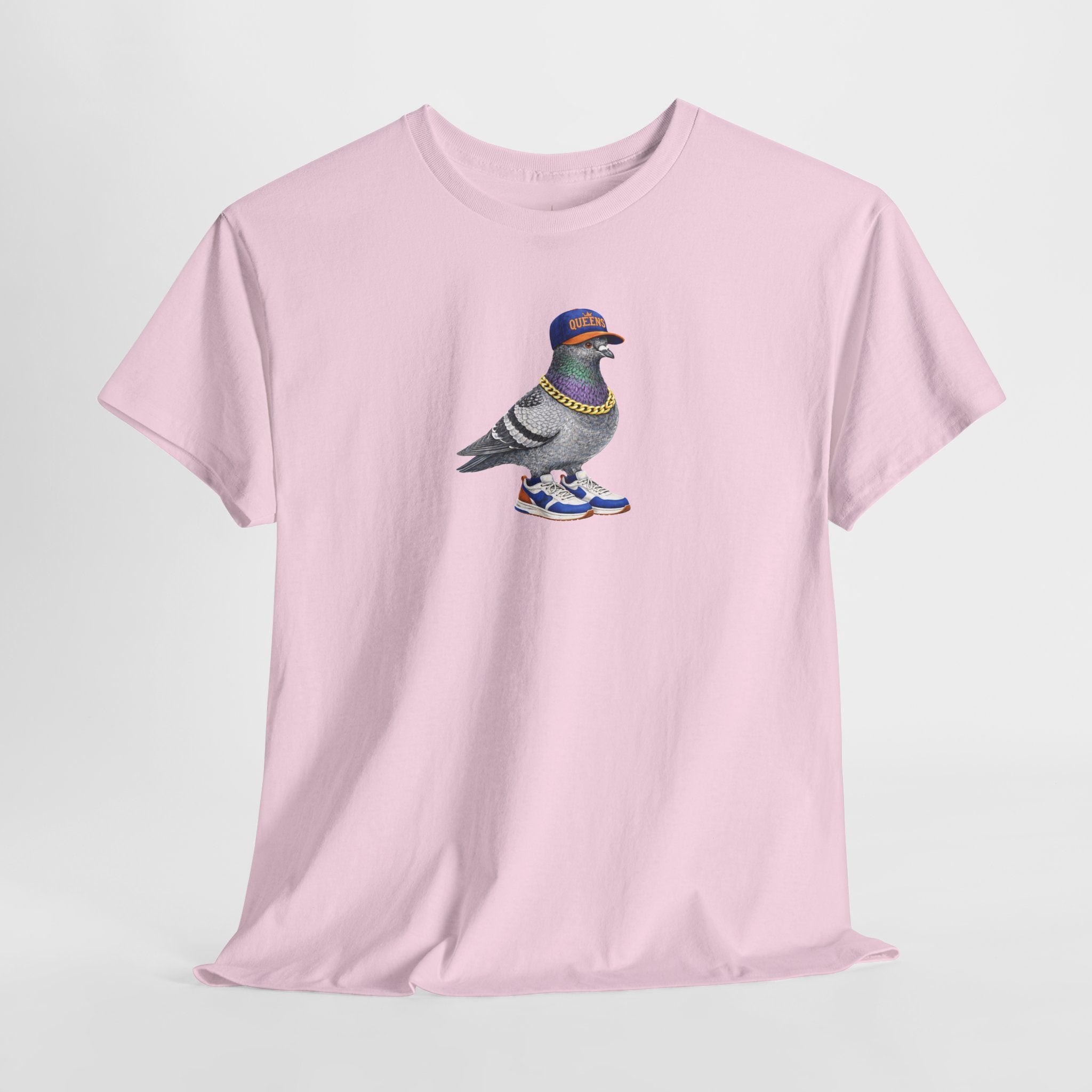 Customizable Queens NYC Pigeon T-Shirt | Baseball Fan Tee
