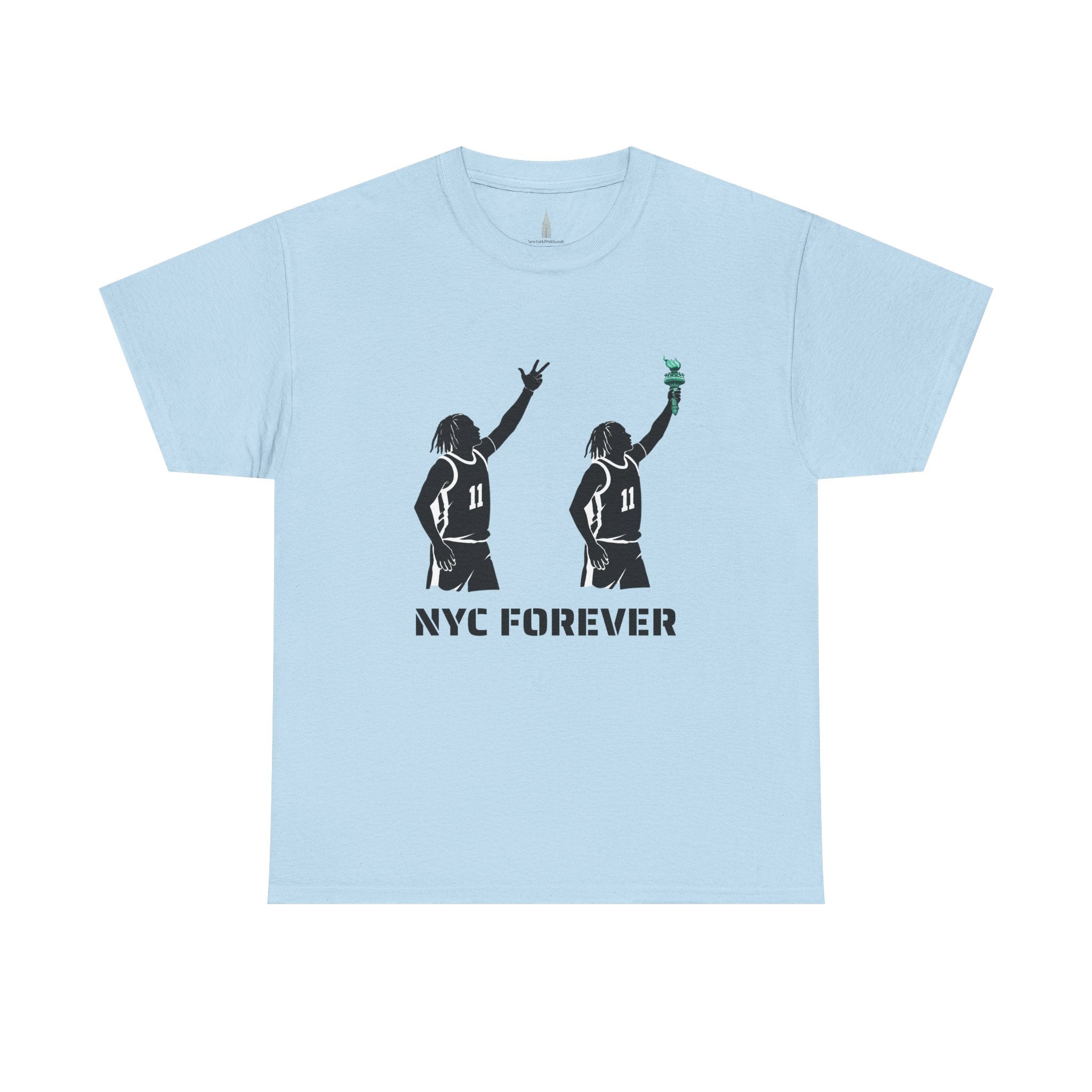 New York Basketball Jalen Brunson Tee | NYC Icons Statue of Liberty T-shirt