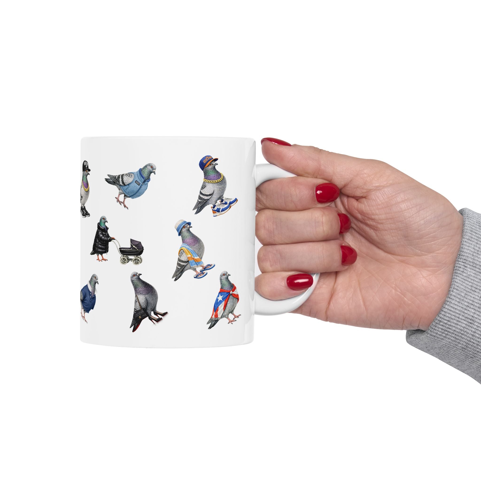 Pigeons of New York Mug | NYC Pigeon Bird Lovers Coffee Cup