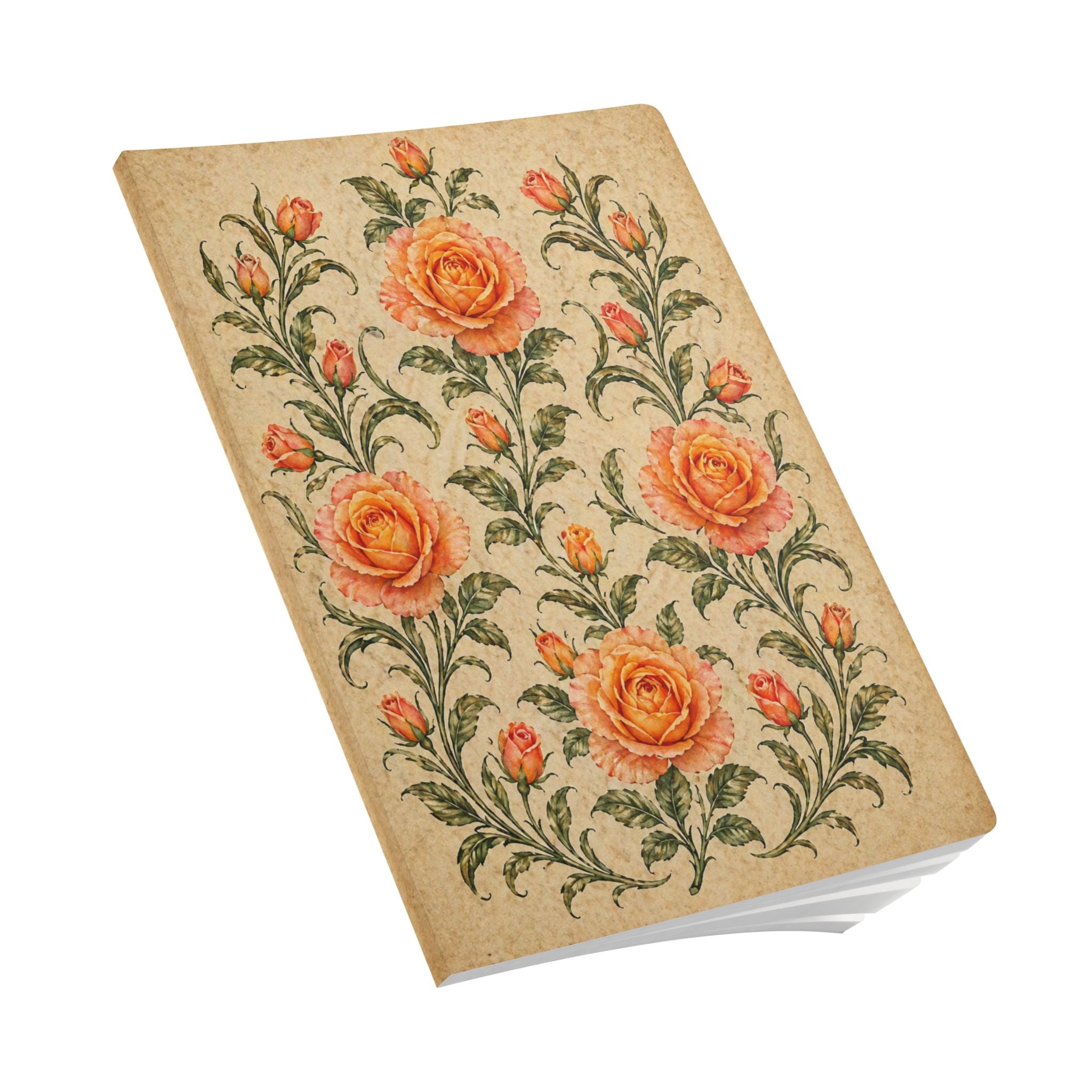 Botanical Garden Vintage-style Floral Journal 2 — Garden Softcover Notebook