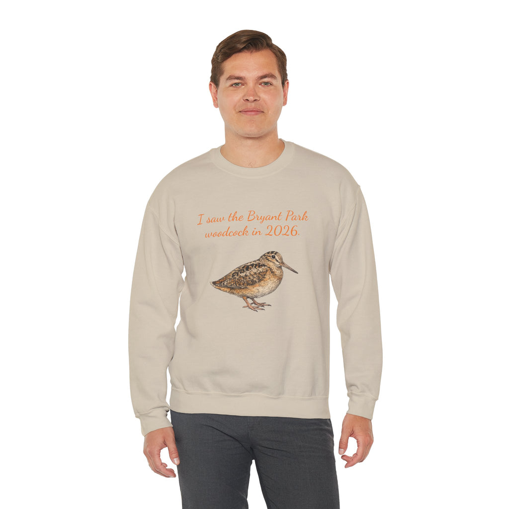 Bryant Park American Woodcock Sweatshirt | NYC Bird Lover Sweater