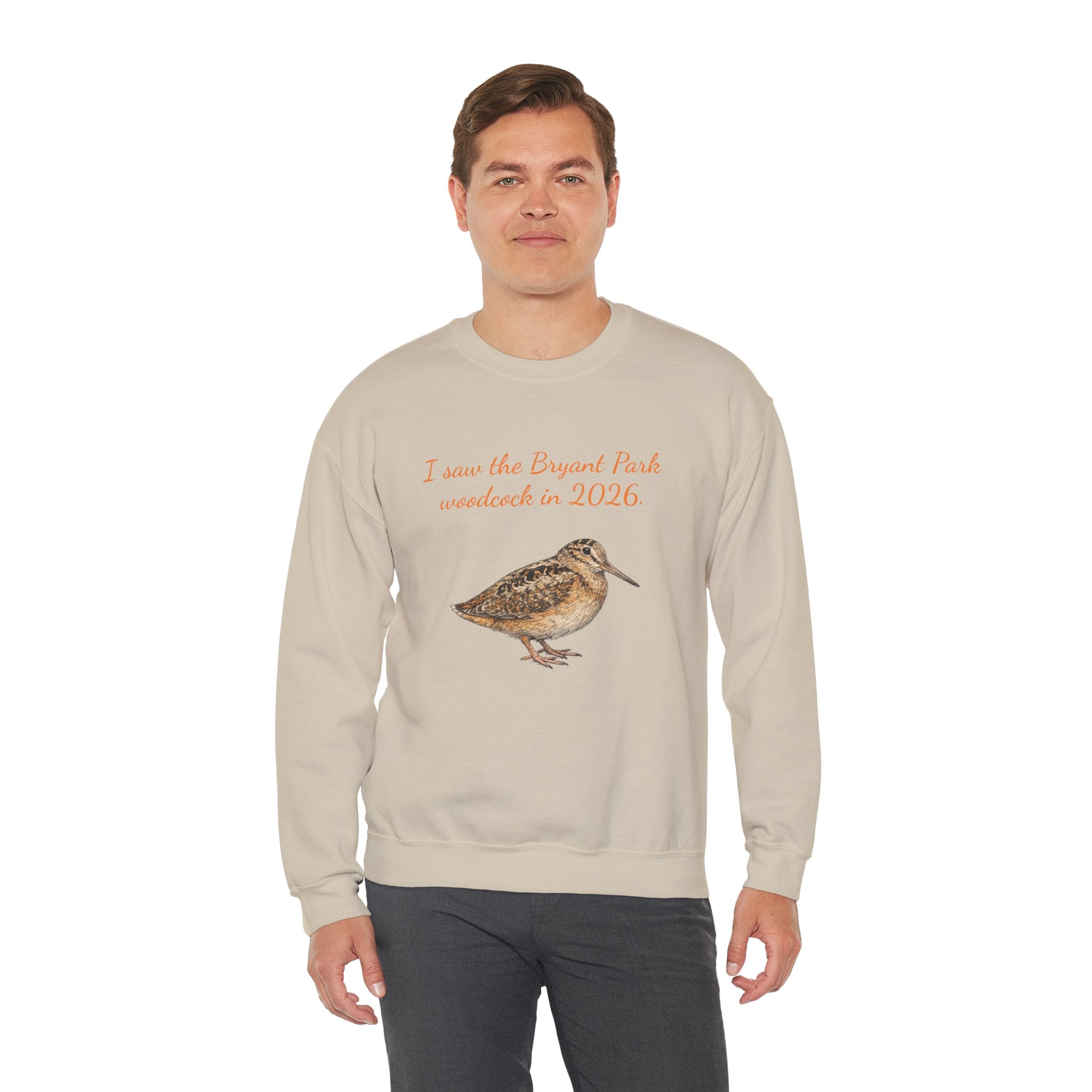 Bryant Park American Woodcock Sweatshirt | NYC Bird Lover Sweater