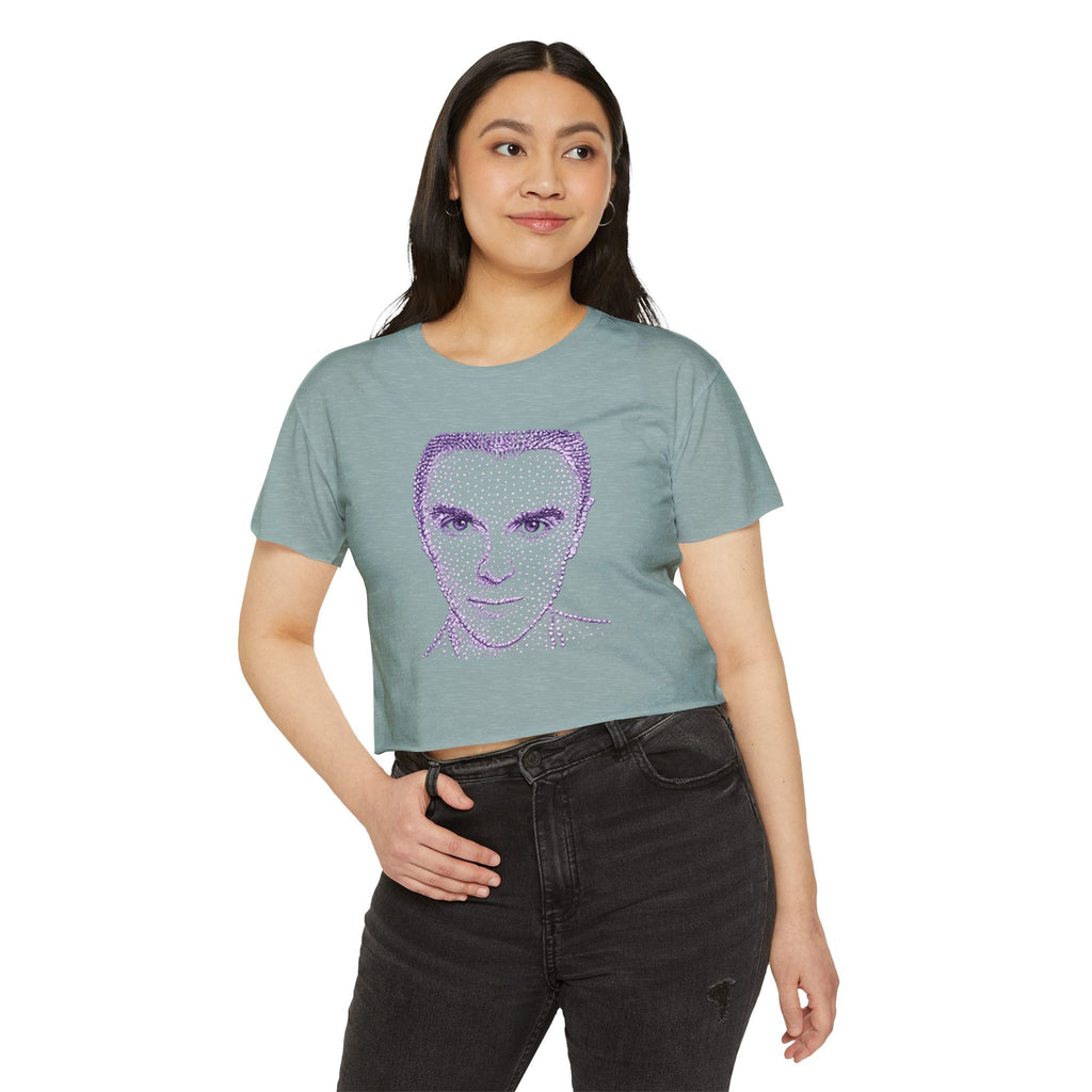 Alien David Byrne Crop Top T-shirt   Music Tee