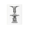 Carrelage de douche en céramique Central Park Bethesda Fountain — Carrelage de cuisine de New York avec fontaine