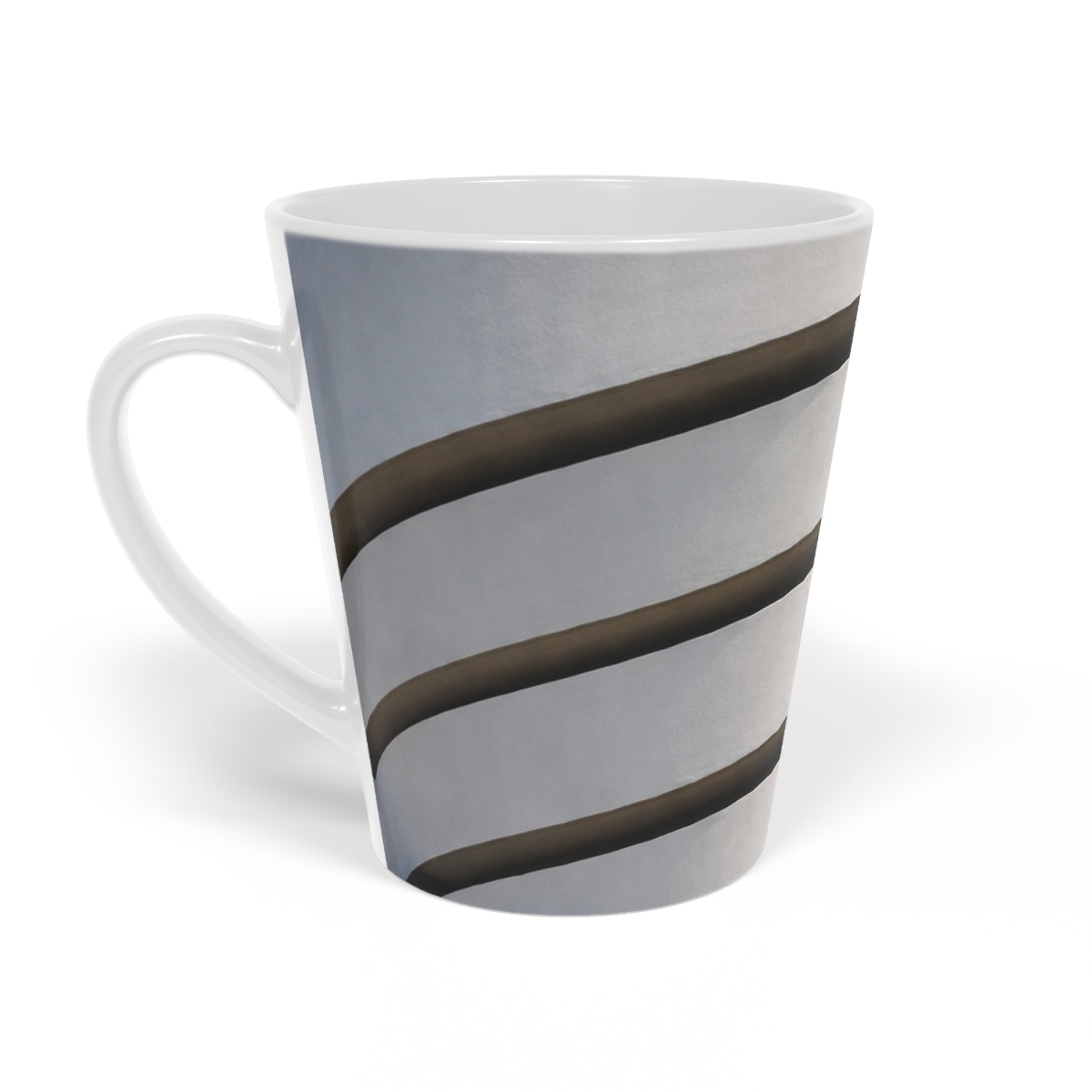 Taza de café con leche Guggenheim Museum | Taza de cerámica de 12 oz de arquitectura de Nueva York