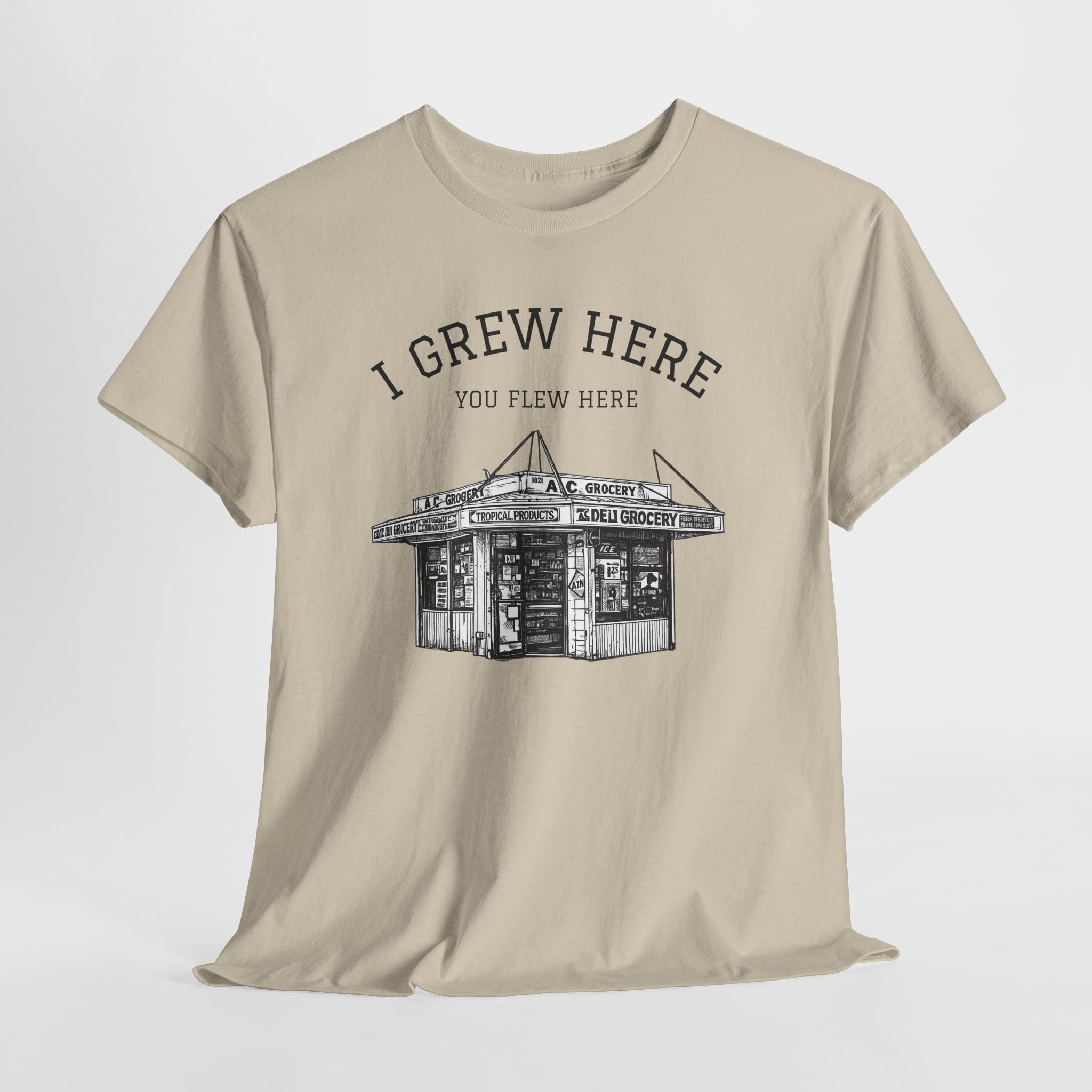 NYC Bodega T-Shirt | New York I Grew Here You Flew Here Tee