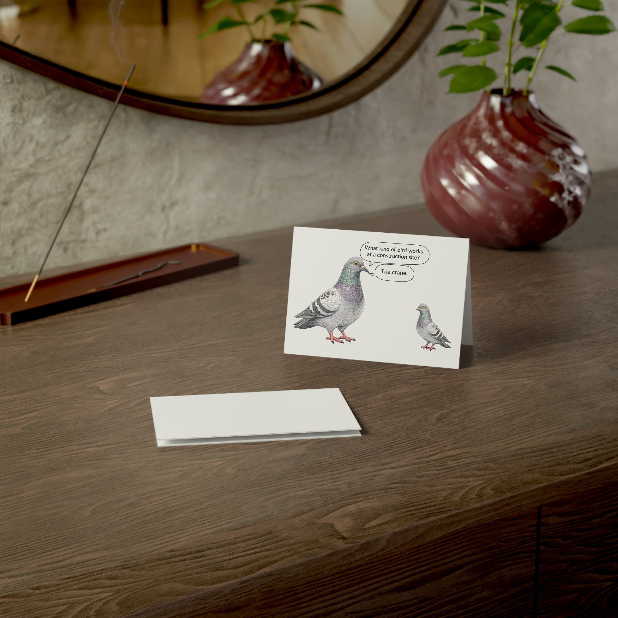 NYC Pigeon Father's Day Greeting Card | Dad Jokes Father's Day Card