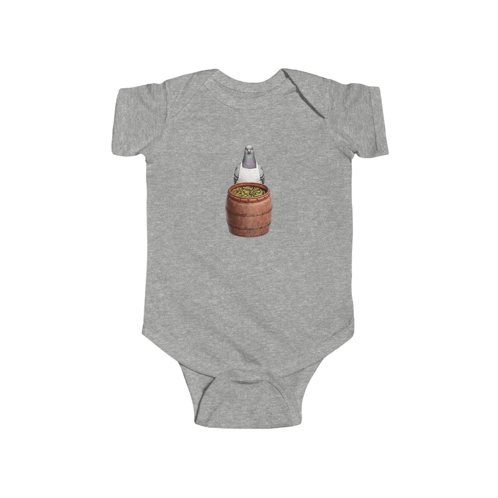 Customizable Lower East Side NYC Pigeon Baby Onesie | New Yorker Reveal Infant Bodysuit