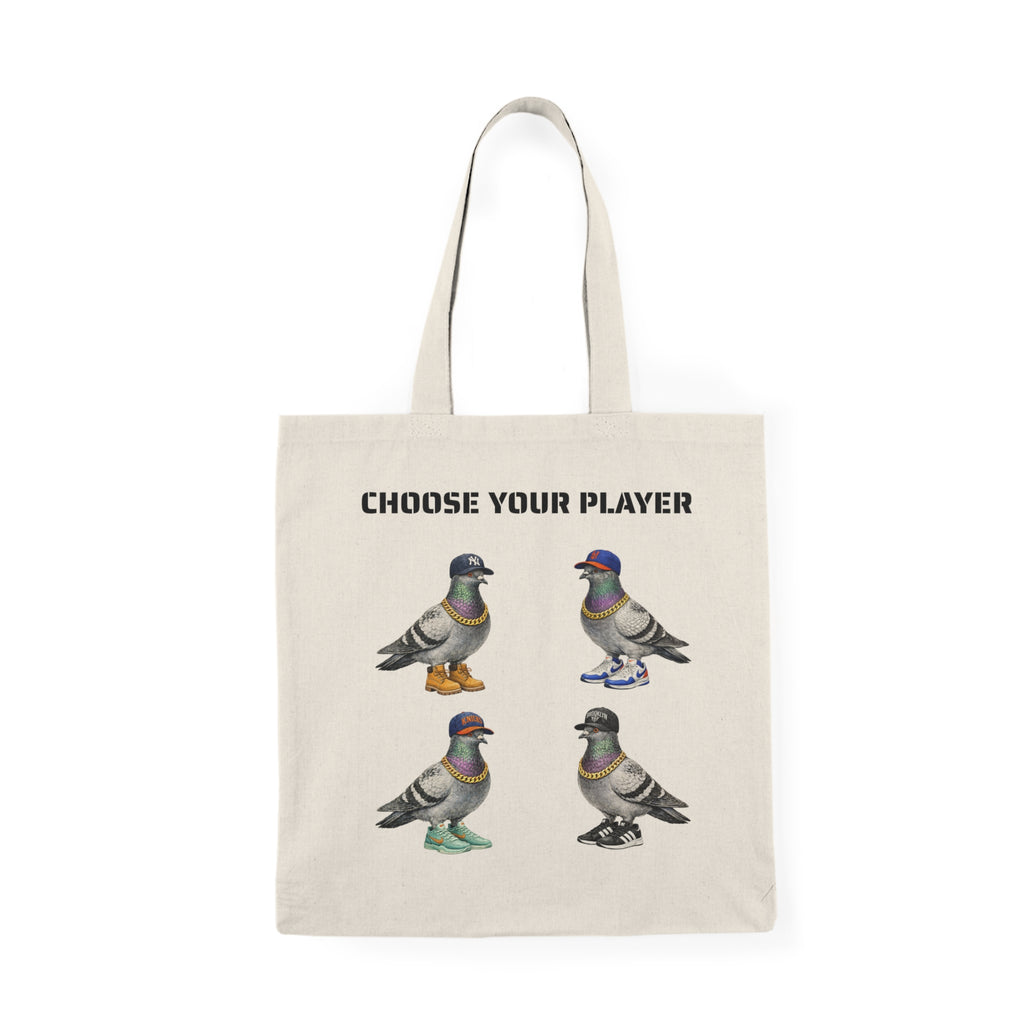 New York Sports NYC Pigeon Subway Tote Bag | The New Yorker Knicks Yankees Mets Nets Bird Lovers Tote