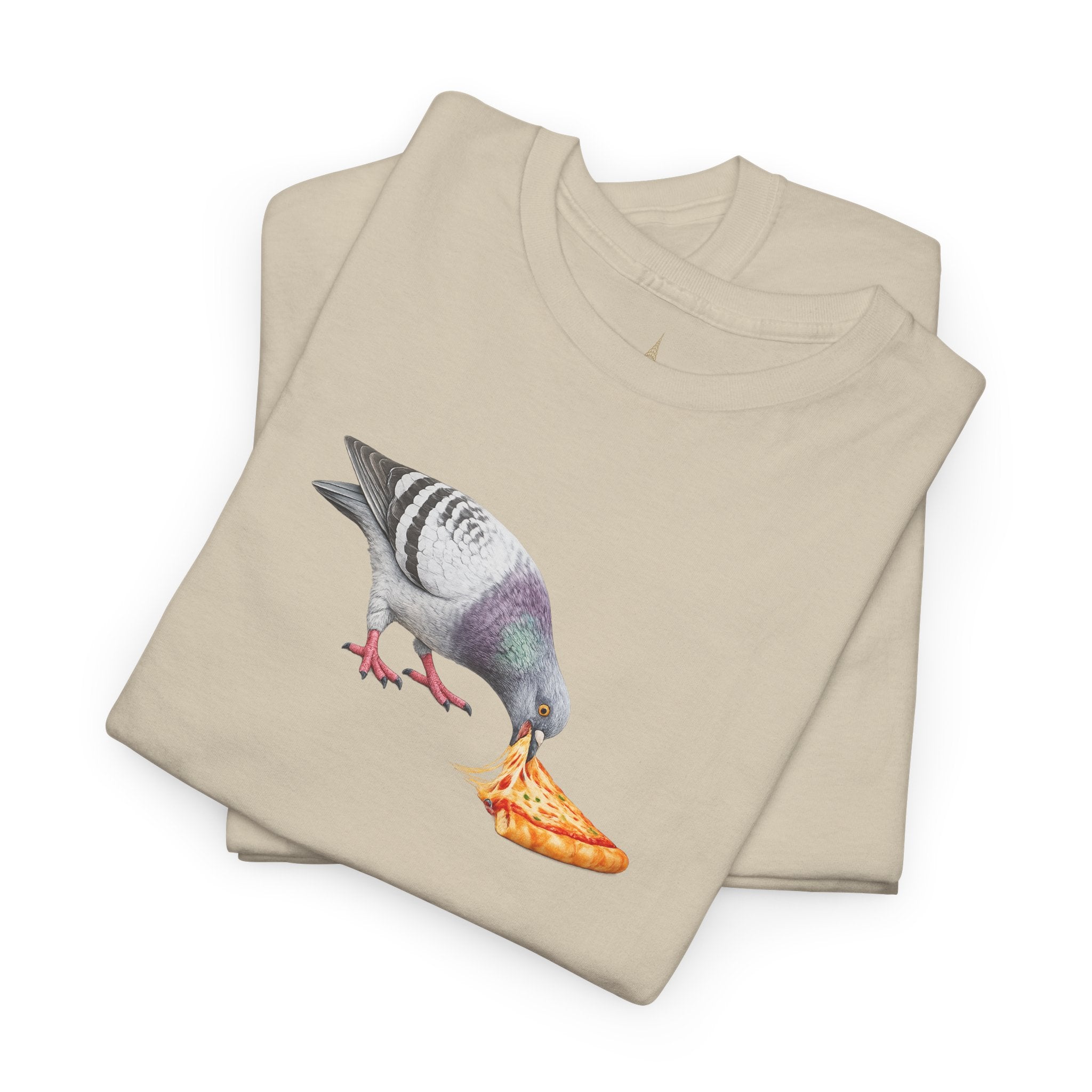 Customizable Little Italy NYC Pigeon T-Shirt | New York Pizza Lover Tee
