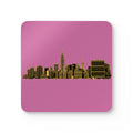 Midtown Manhattan Skyline Coasters | Art Deco New York City Skyline Cork Back Coaster Set of 4