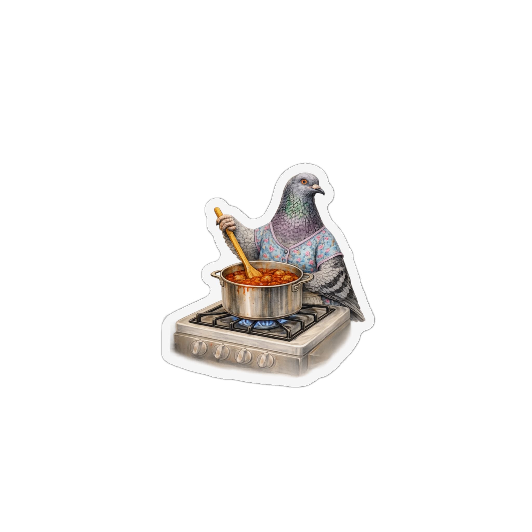 Bensonhurst NYC Pigeon Magnet | Sunday Sauce Nonna Bird Lover Magnet
