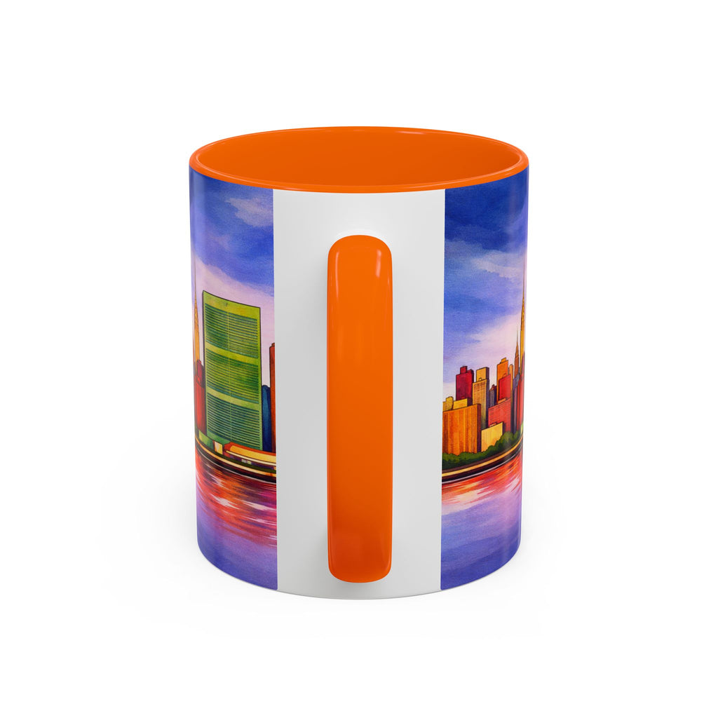 Colorful Midtown Manhattan Skyline NYC Accent Coffee Mug