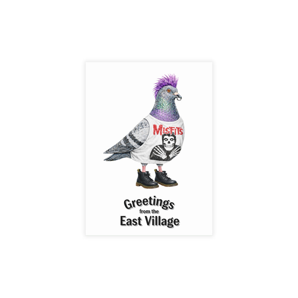 Paquete de postales de palomas del East Village de Nueva York (sobres incluidos)