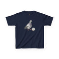 Customizable Corona NYC Pigeon Kids Soccer Tee — Cute Bird Soccer T-Shirt for Children