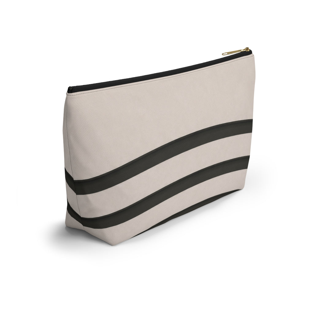 Guggenheim Museum Makeup Bag — T‑Bottom Accessory Pouch