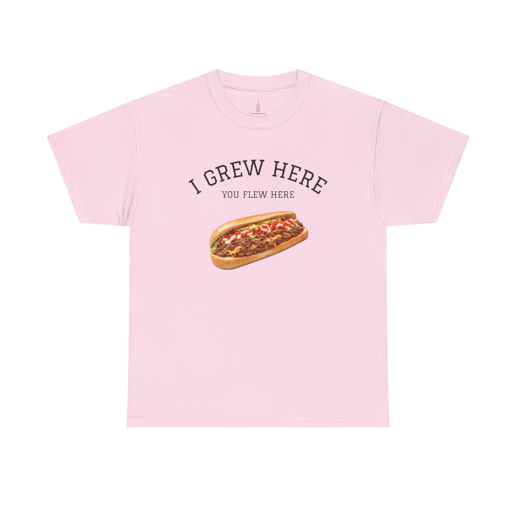 Chopped Cheese T-Shirt | I Grew Here You Flew Here New York City Bodega Food Tee