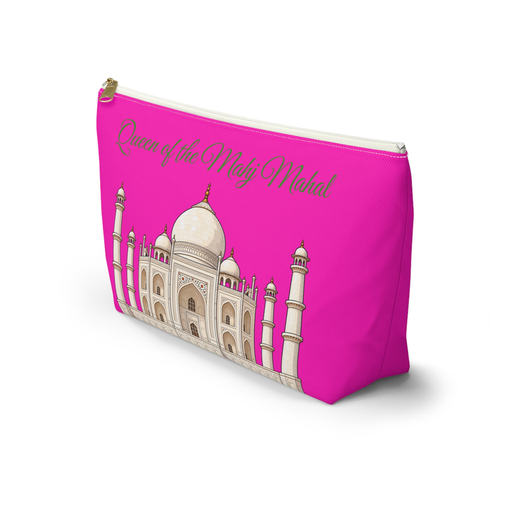 Queen of the Mahj Mahal Mahjong Tile Pouch —  T-Bottom Travel Bag