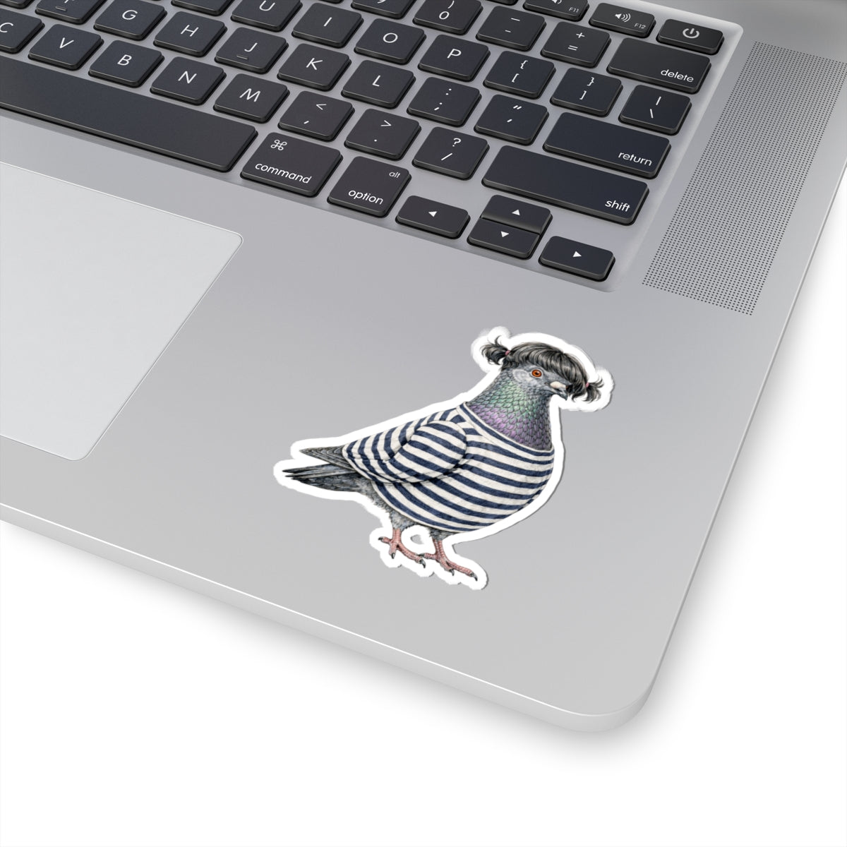 Williamsburg NYC Pigeon 3" x 3" Sticker