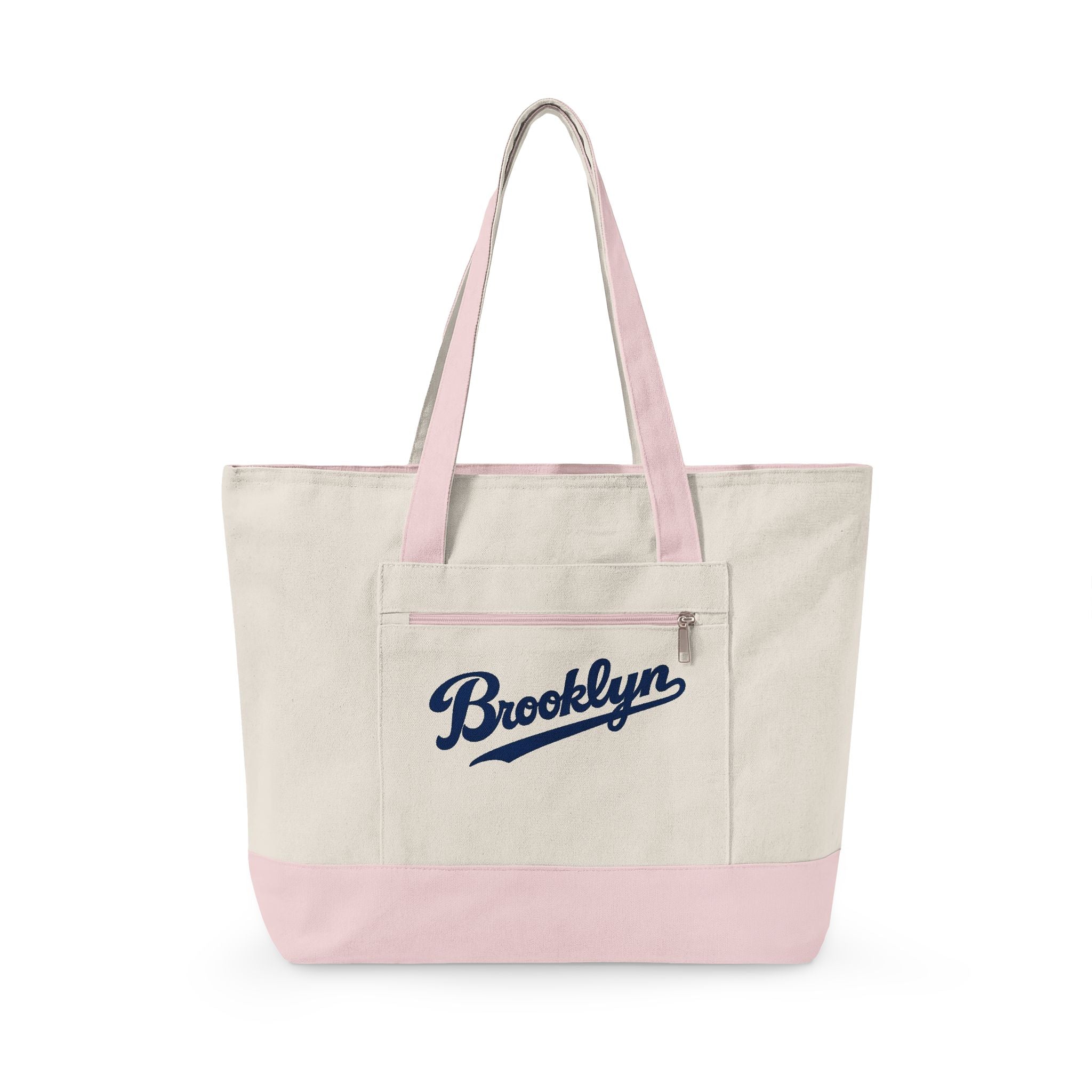 Brooklyn Canvas Tote — Zippered Market Bag